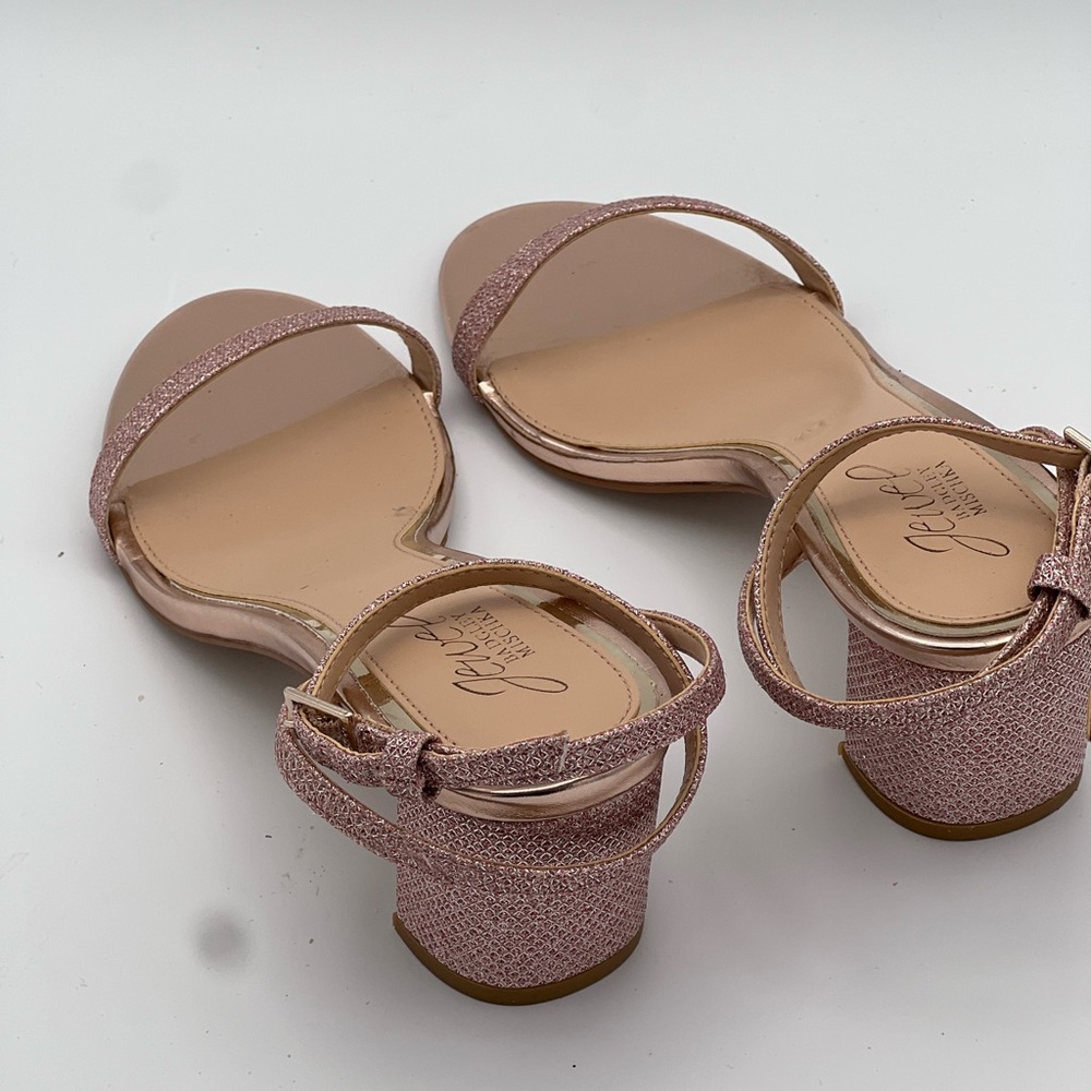 Badgley Mischka Shoes Jewel Pink Ankle strap 6.5